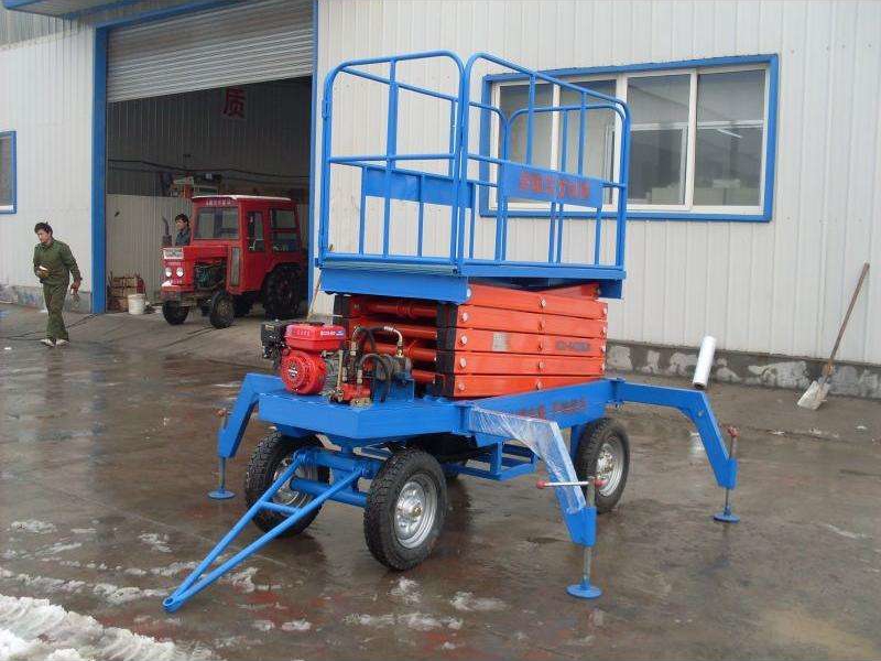 Mobile hydraulic lifting platform